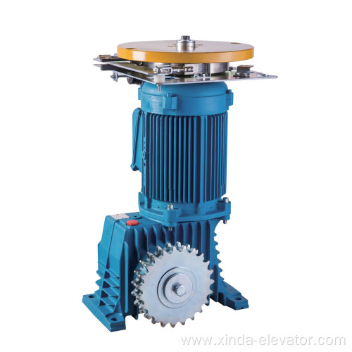 Home Elevator Traction Motor Machine Gear Electric Lift Motor